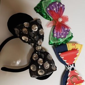 Disney parks interchangeable ears swap a bow lot